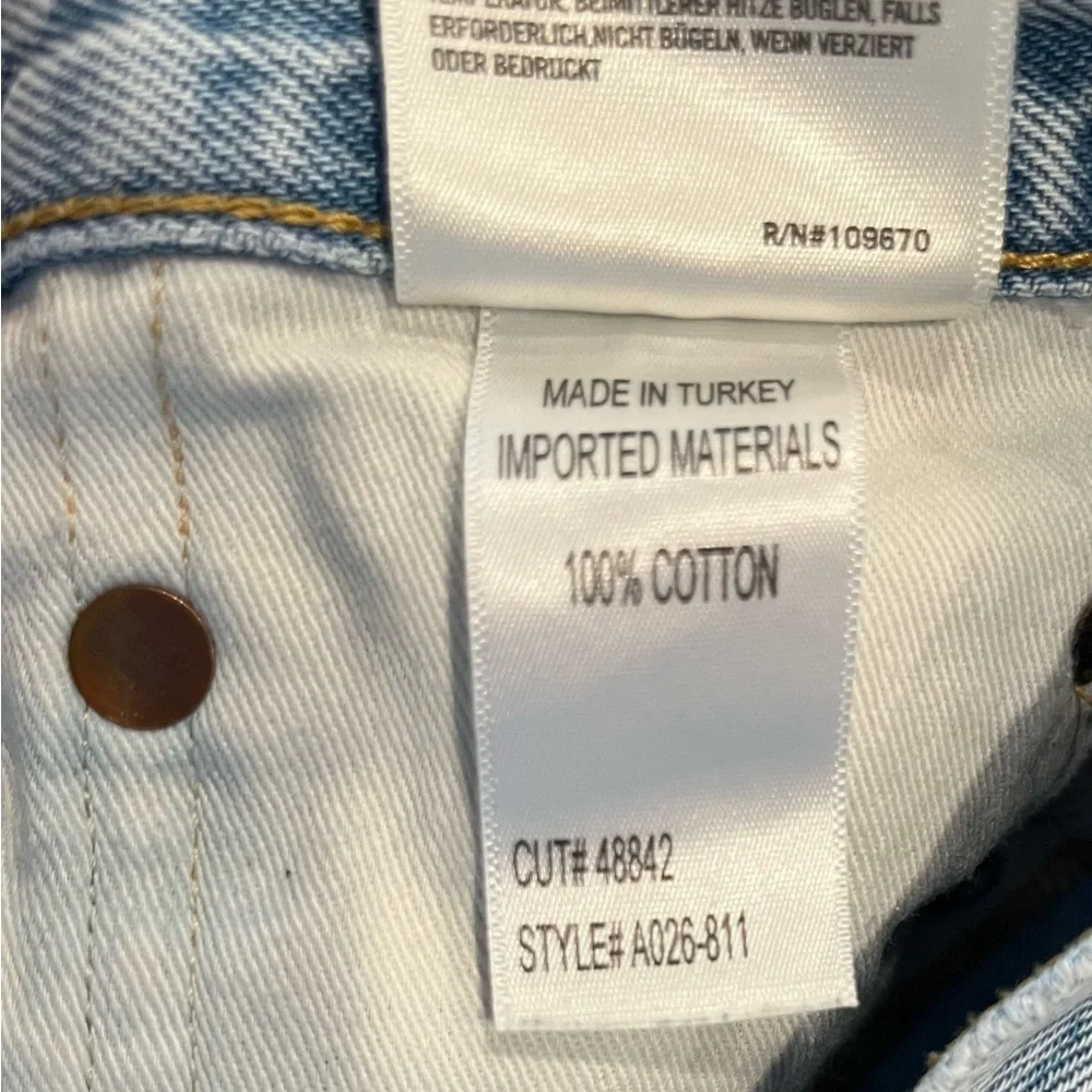 Agolde cutoff denim shorts - Picture 4 of 4